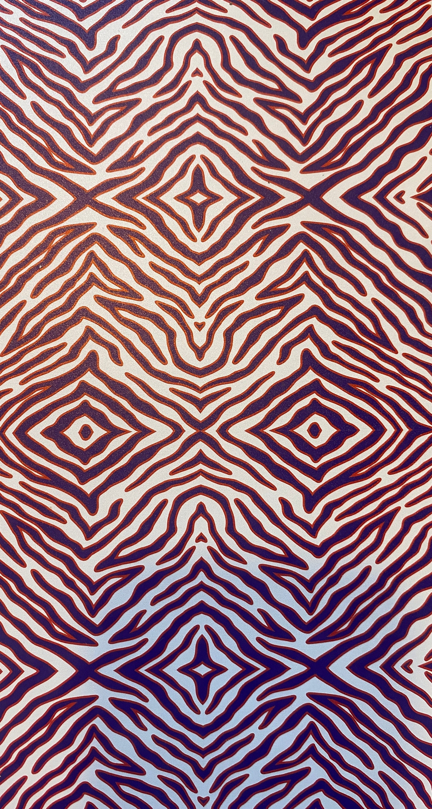 Red & blue Zebra topper