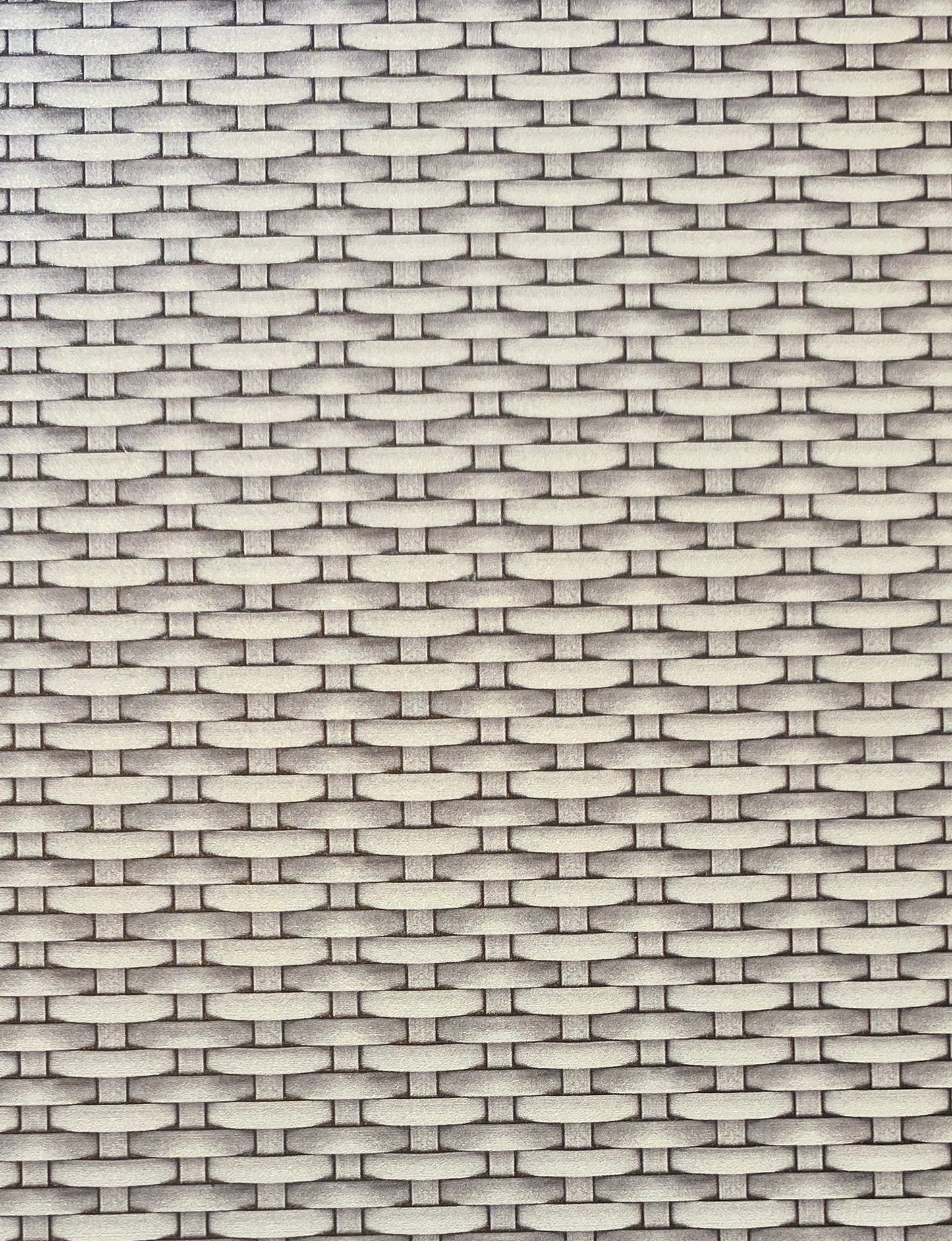 White wicker topper
