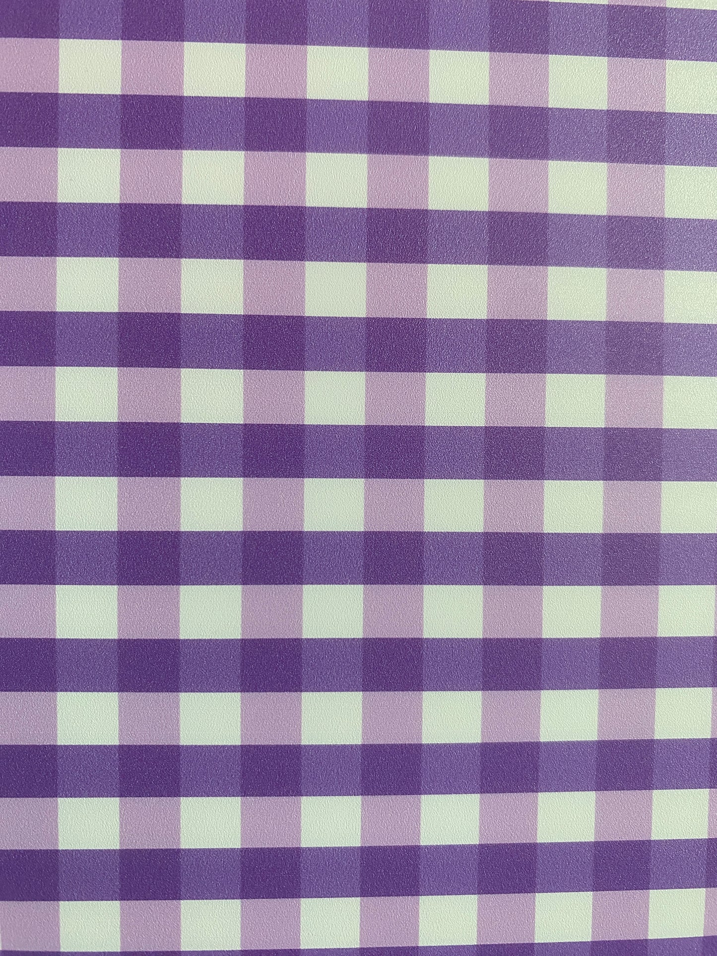 Purple plaid topper
