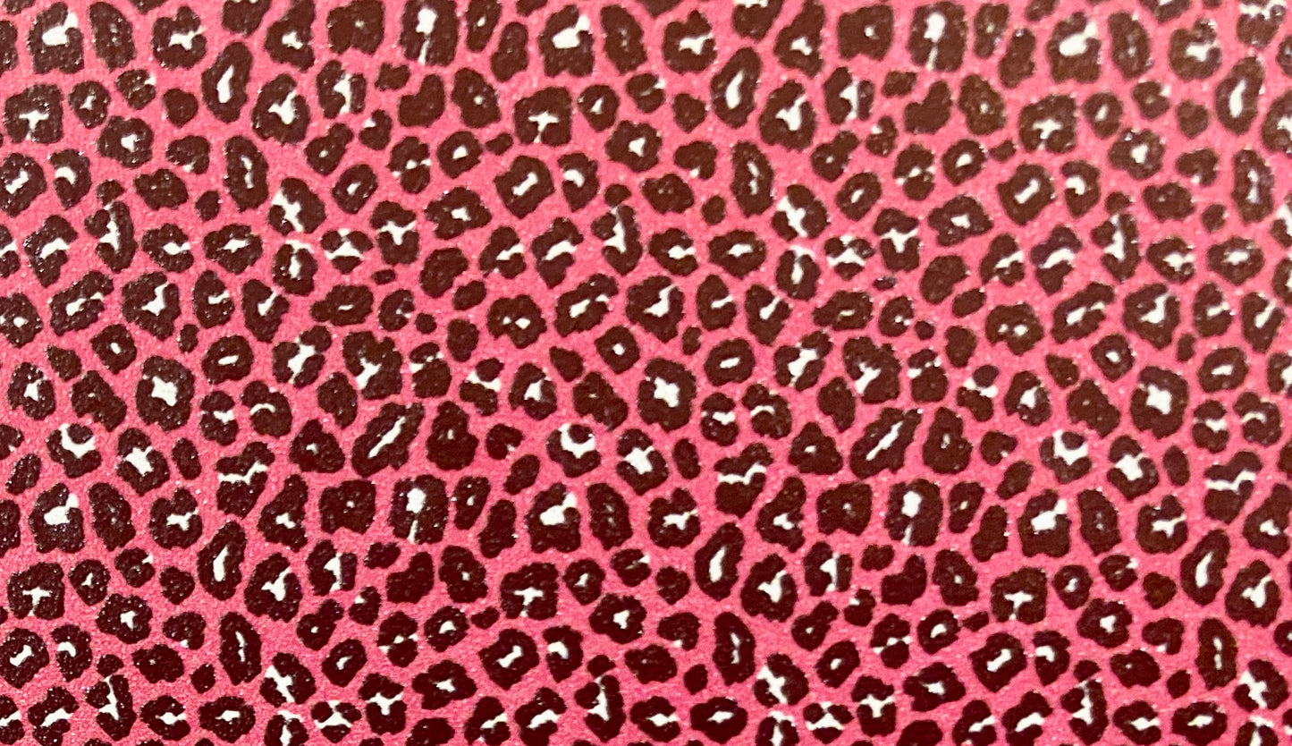 Pink cheetah topper