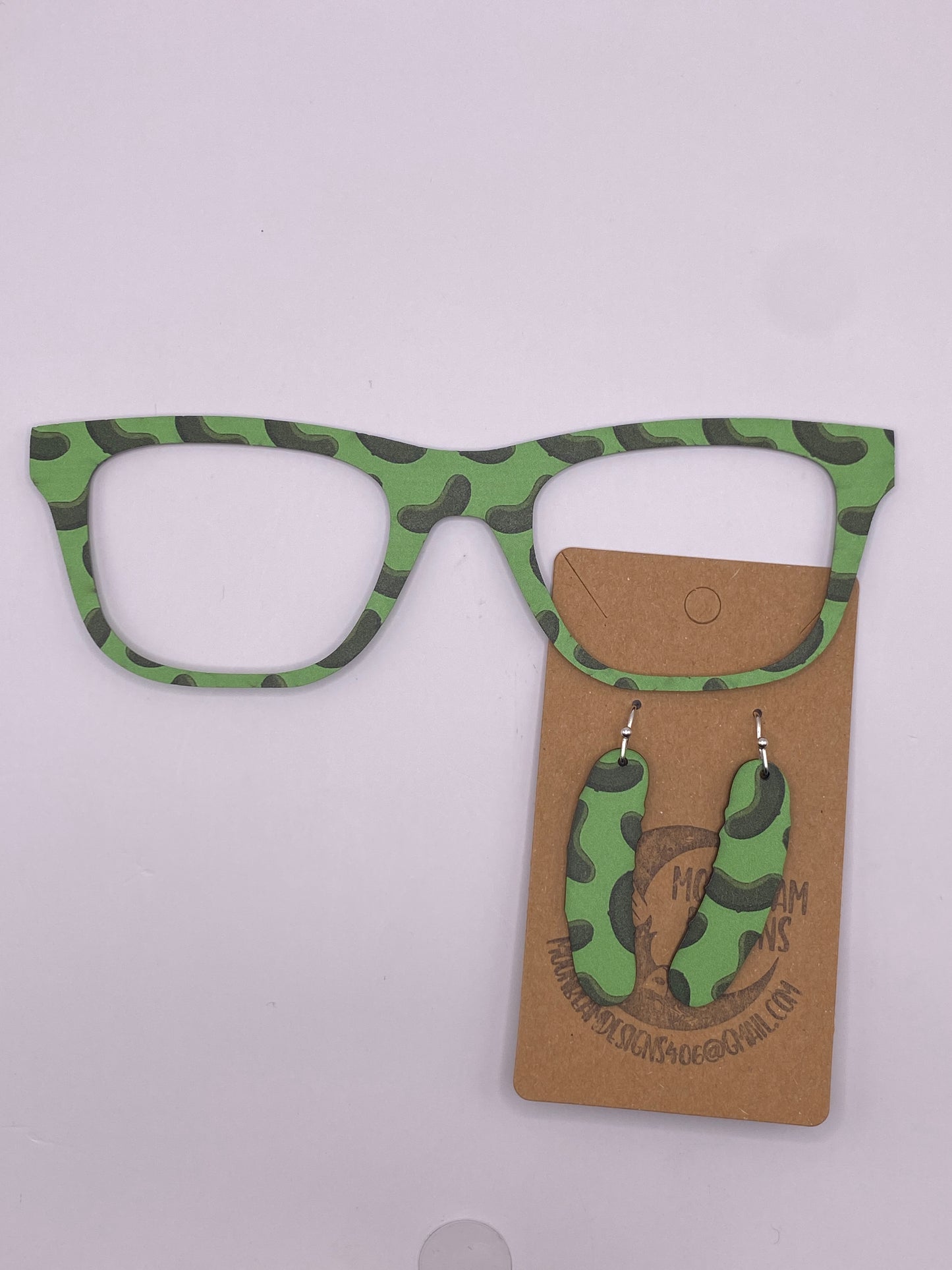Pickle Topper With Earrings