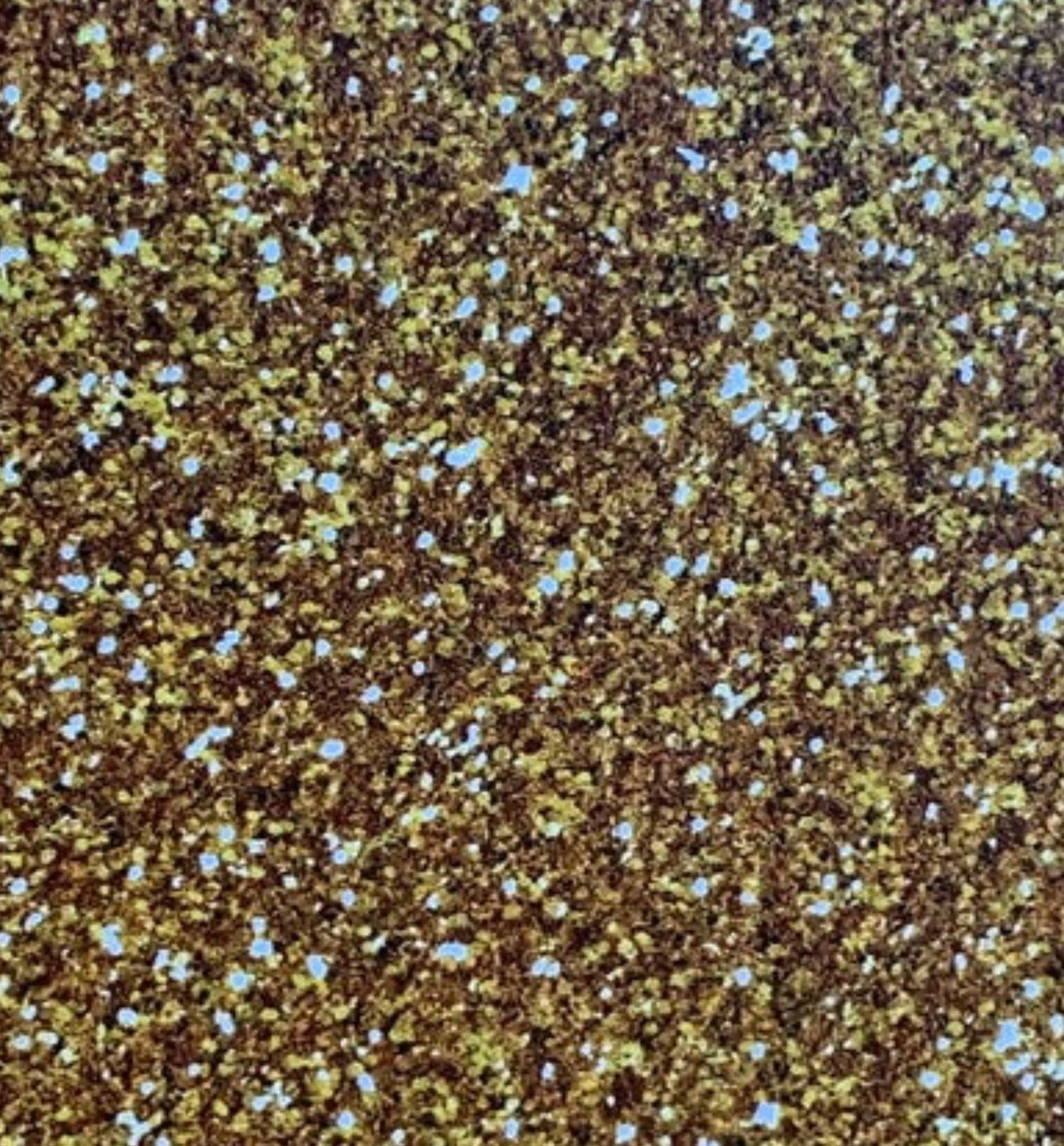 Gold glitter topper