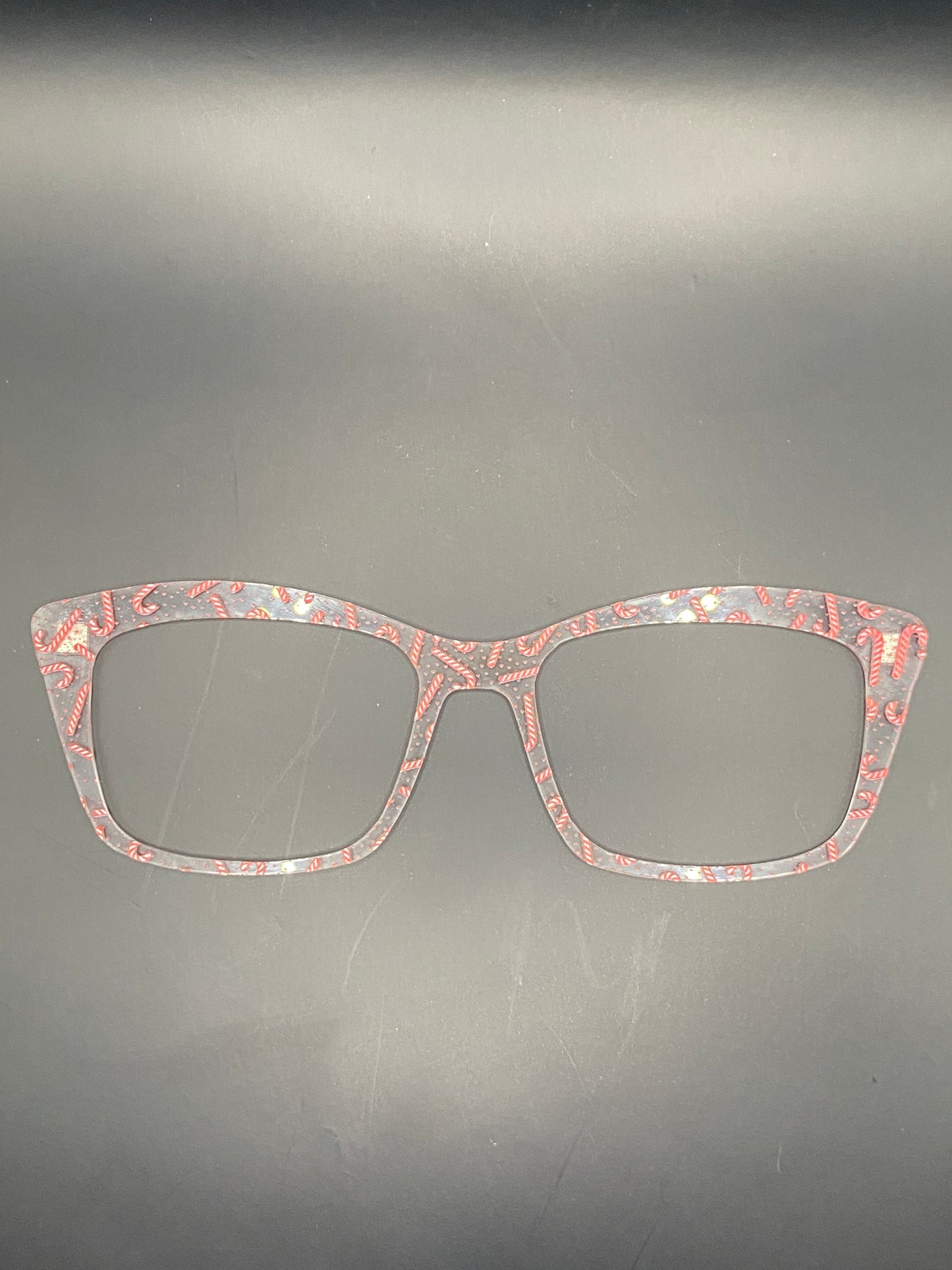 Candy cane topper (clear)
