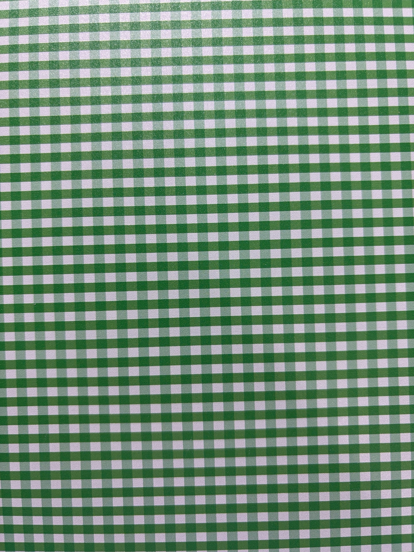 Green gingham toppers