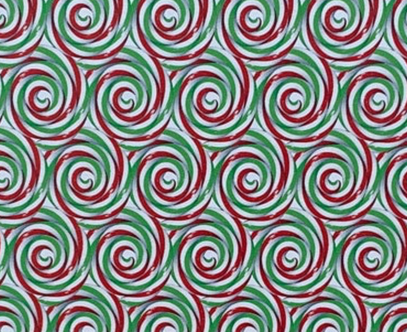 Peppermint swirl topper