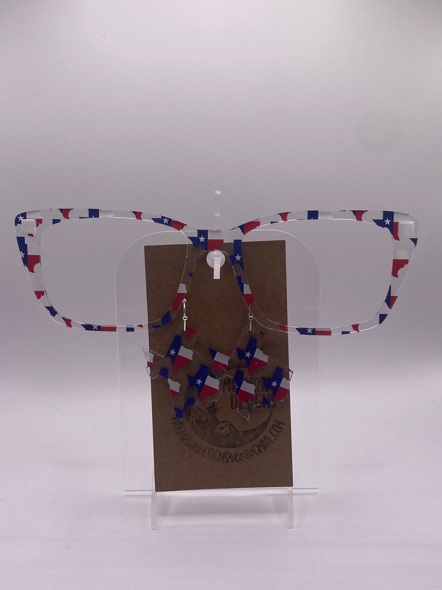Texas Topper With Earrings (clear)