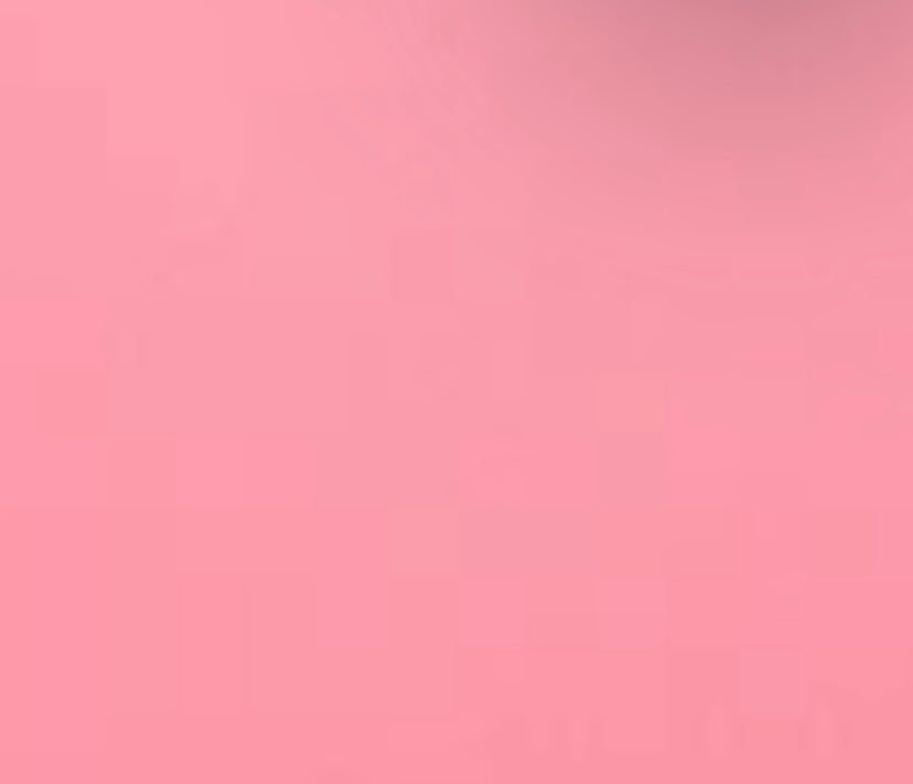 Solid light pink topper
