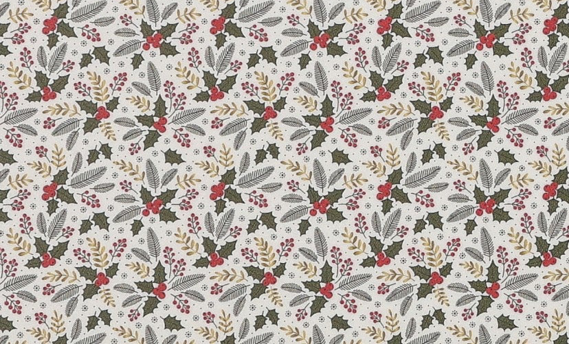 Evergreen & Berries topper with earrings