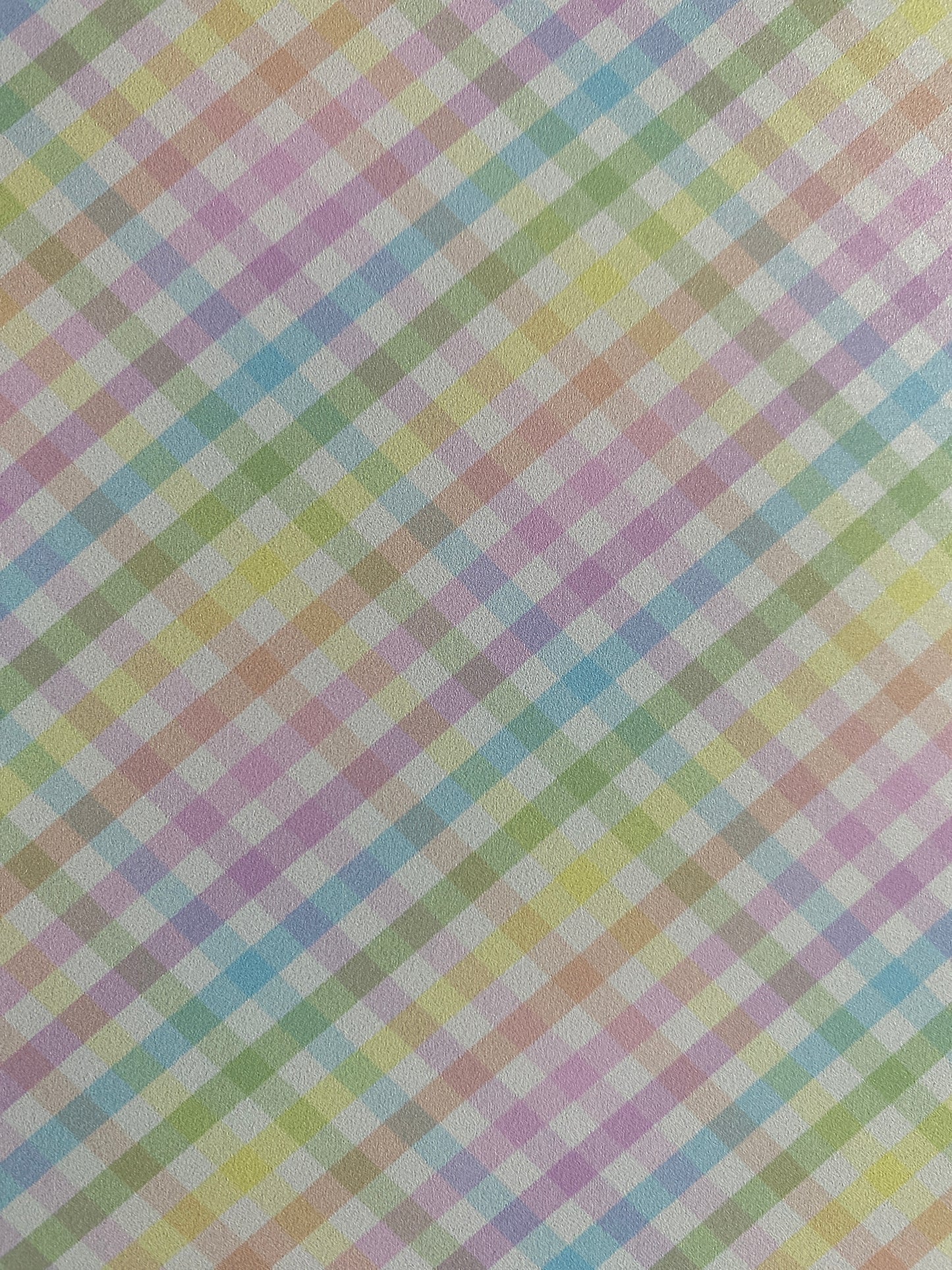 Easter plaid topper