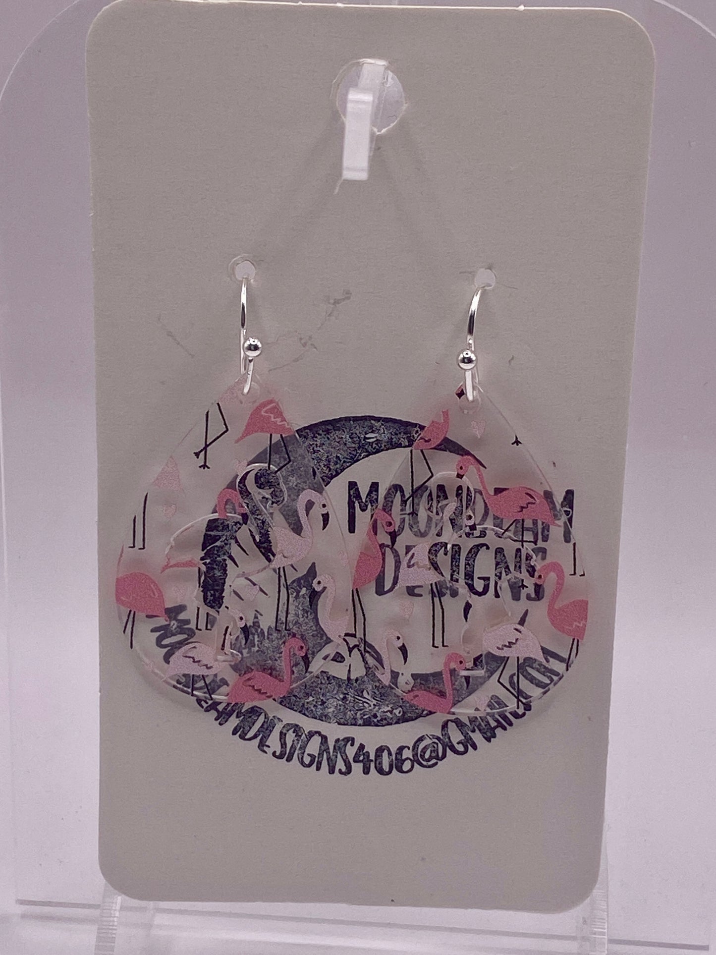 Flamingo earrings