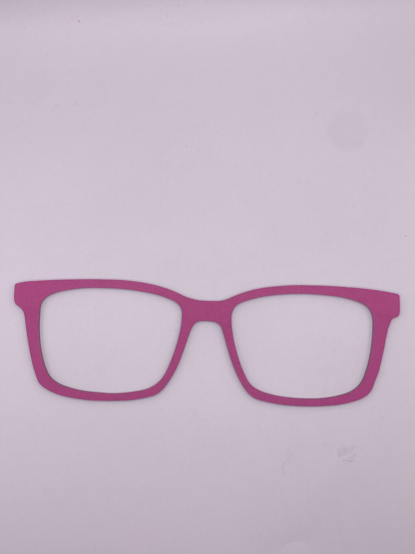 Solid dark pink topper