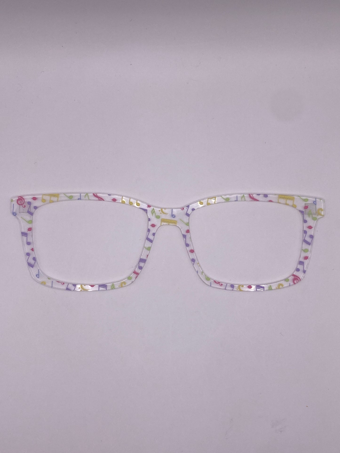 Colorful music Topper (clear)