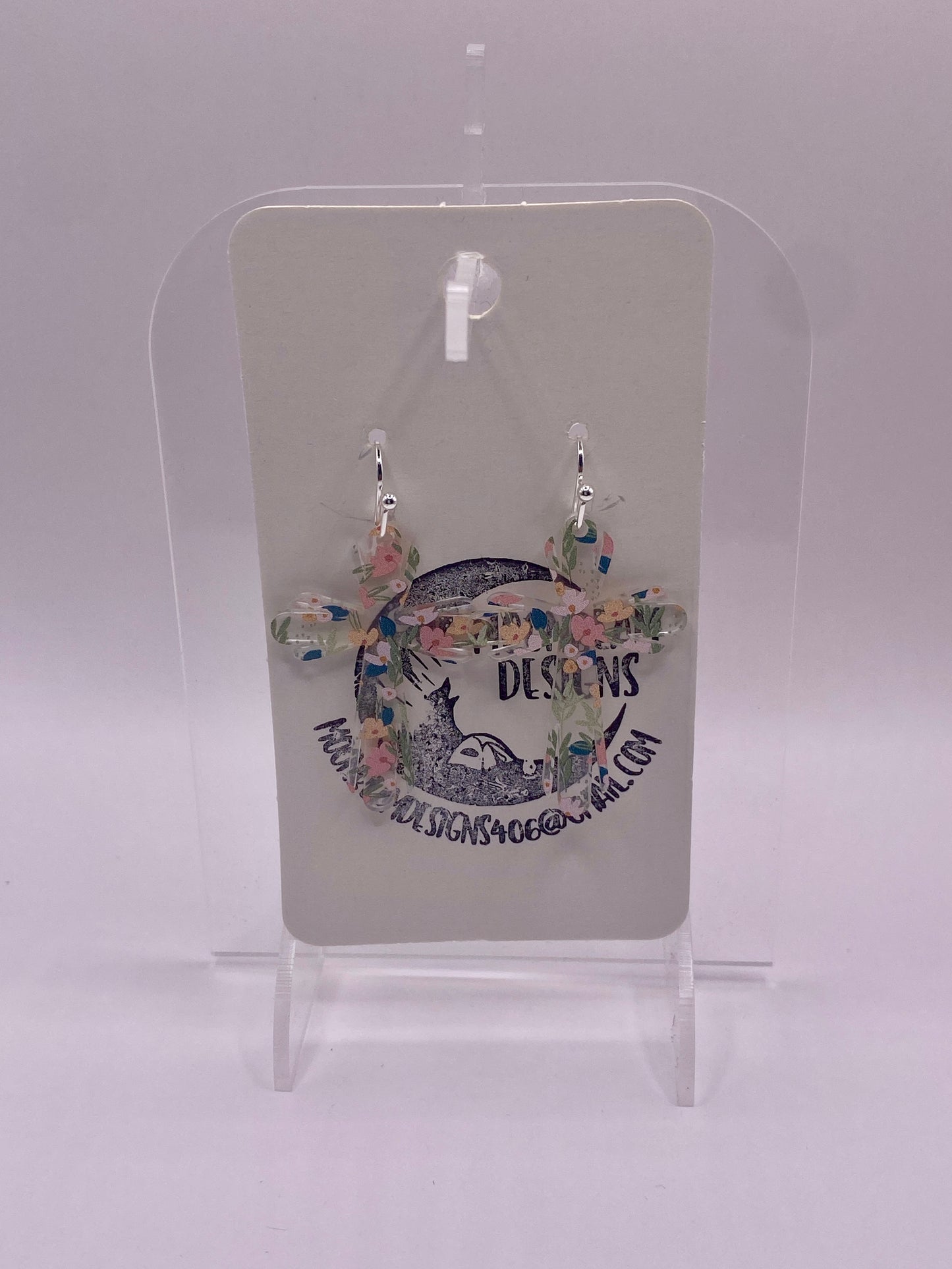 Easter bouquet earrings