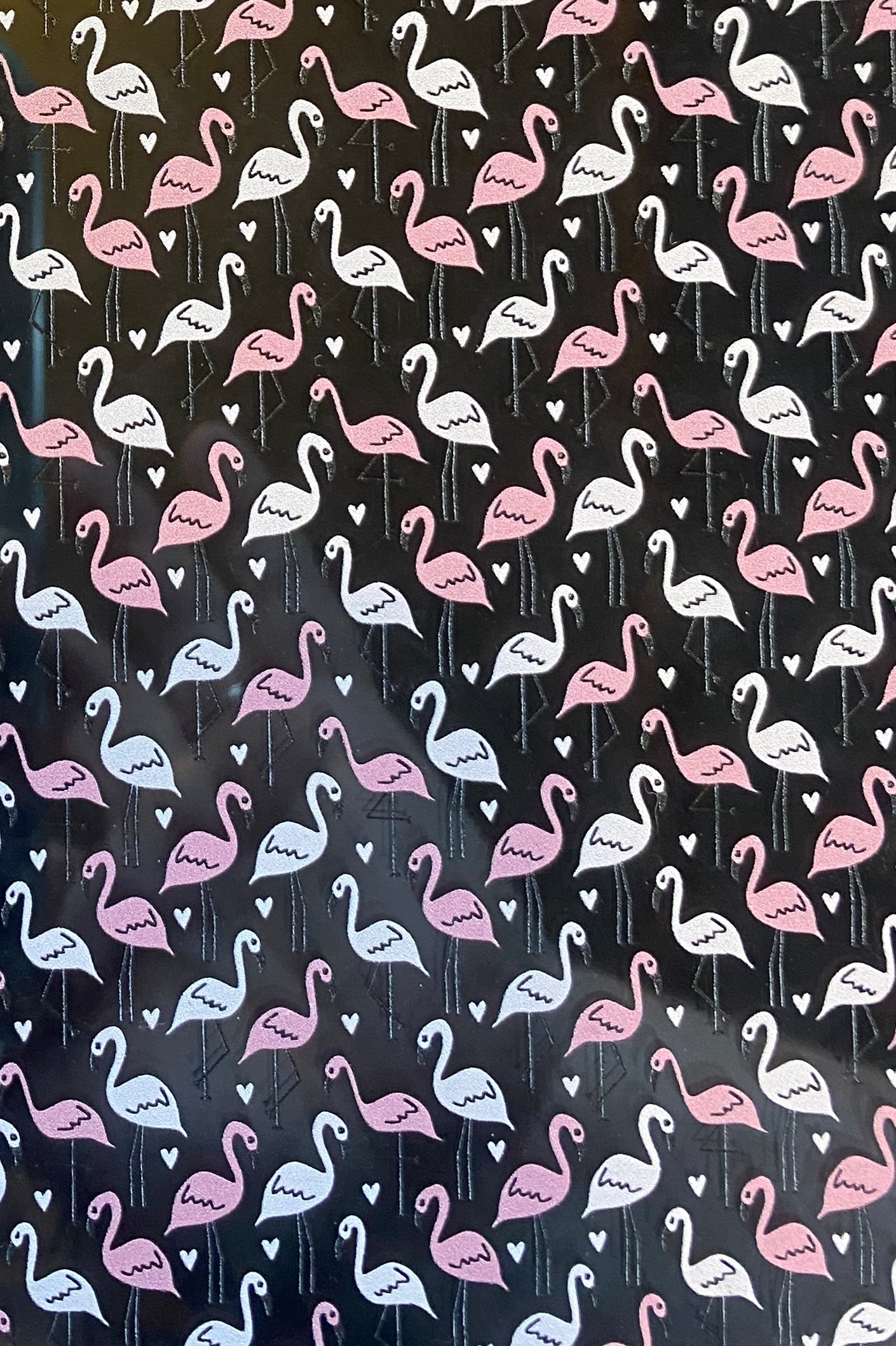 Flamingo topper with earrings