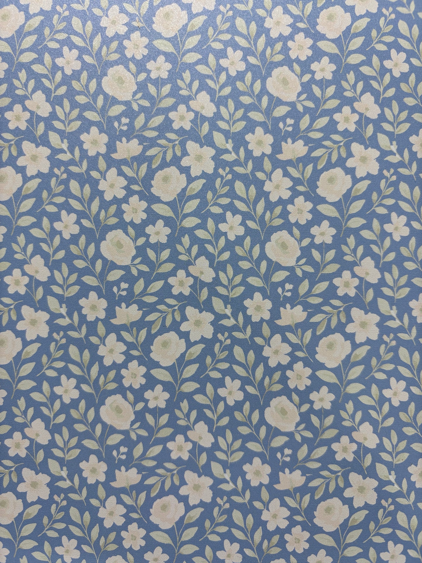 Hazy blue garden topper with earrings