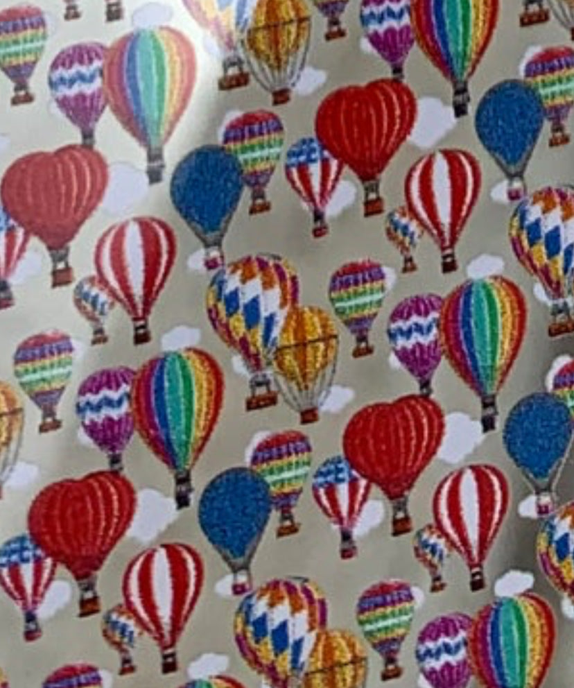 Hot air balloon Topper With Earrings