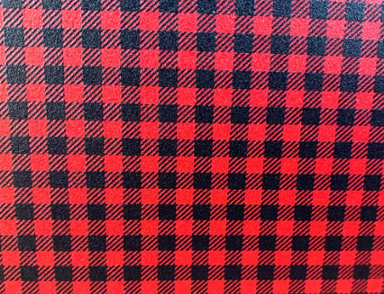 Micro Buffalo Plaid Topper With Earrings