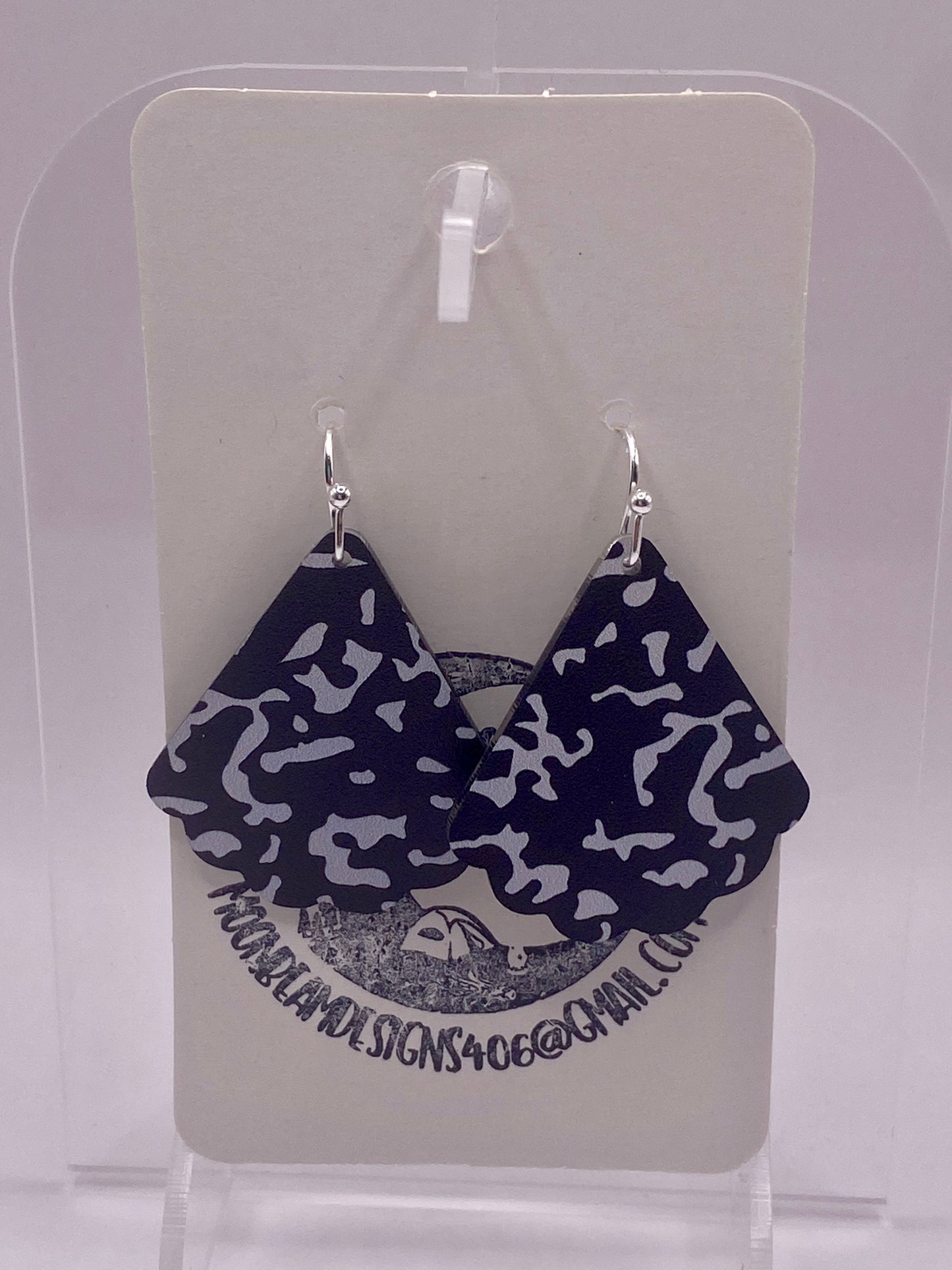Composition notebook earrings