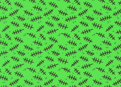 Frankenstein’s monster topper w earrings