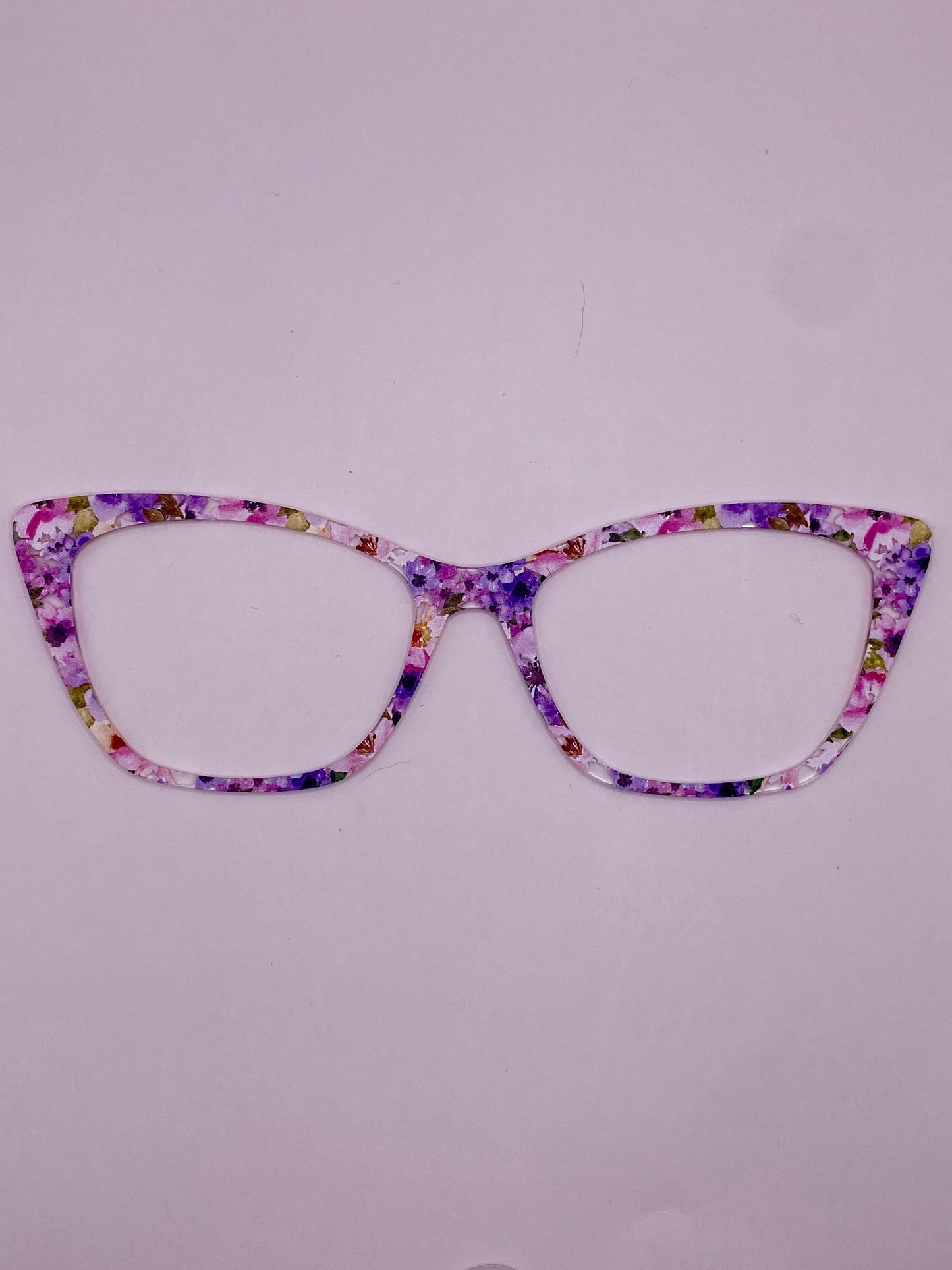 Pink and purple watercolor floral topper