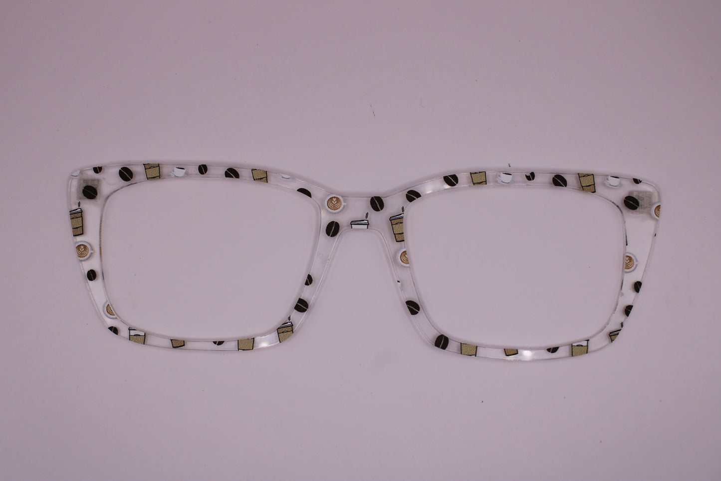 Coffee cups and beans Topper (clear)