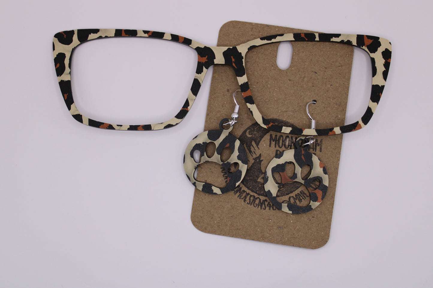 Leopard topper w/earrings