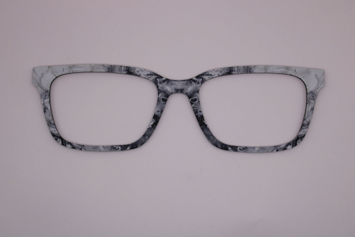 Black and white smoky swirls toppers
