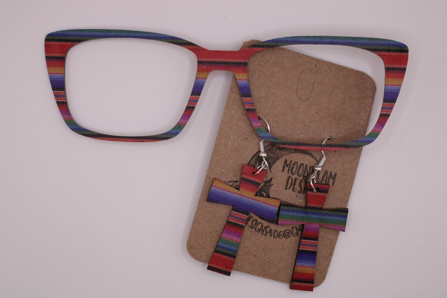 Serape Toppers with earrings