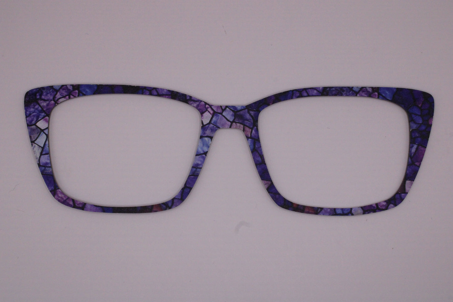 Purple Stained Glass Toppers