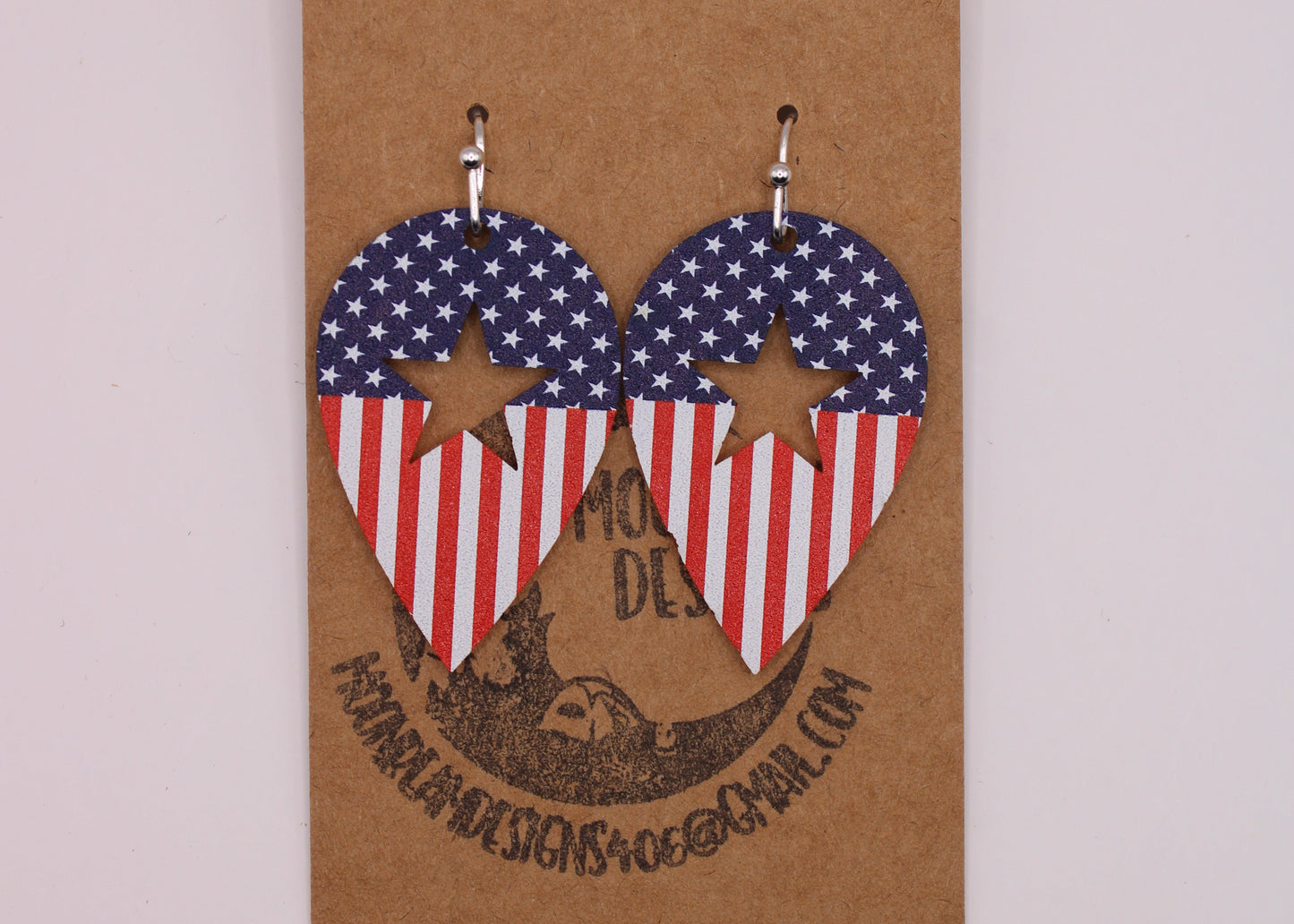 American Flag Earrings