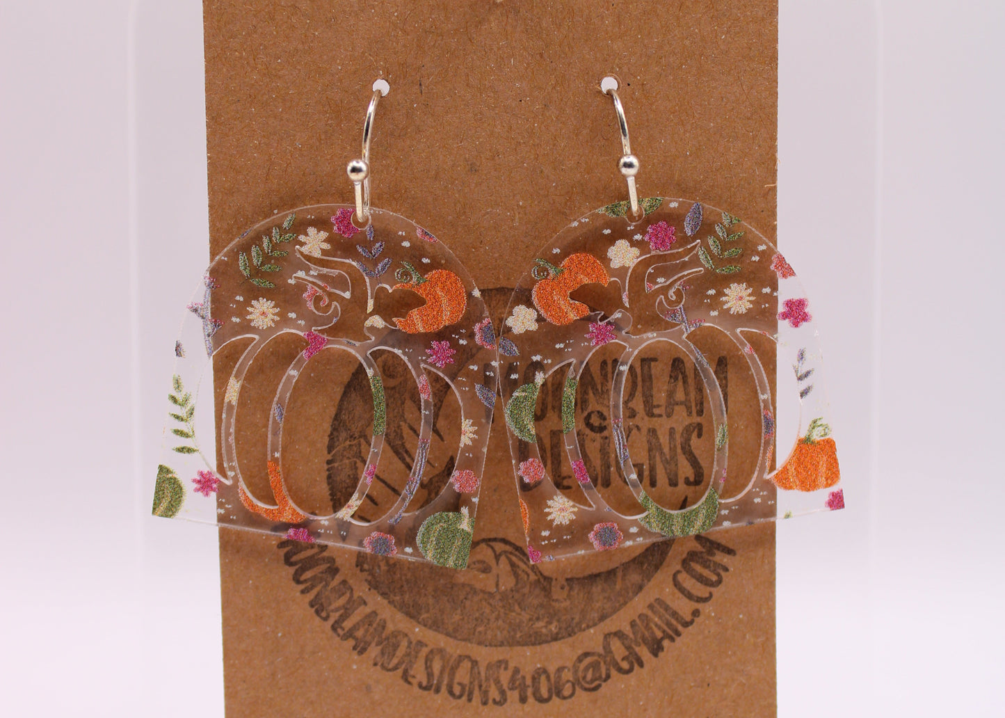 Fall Pumpkin Earrings