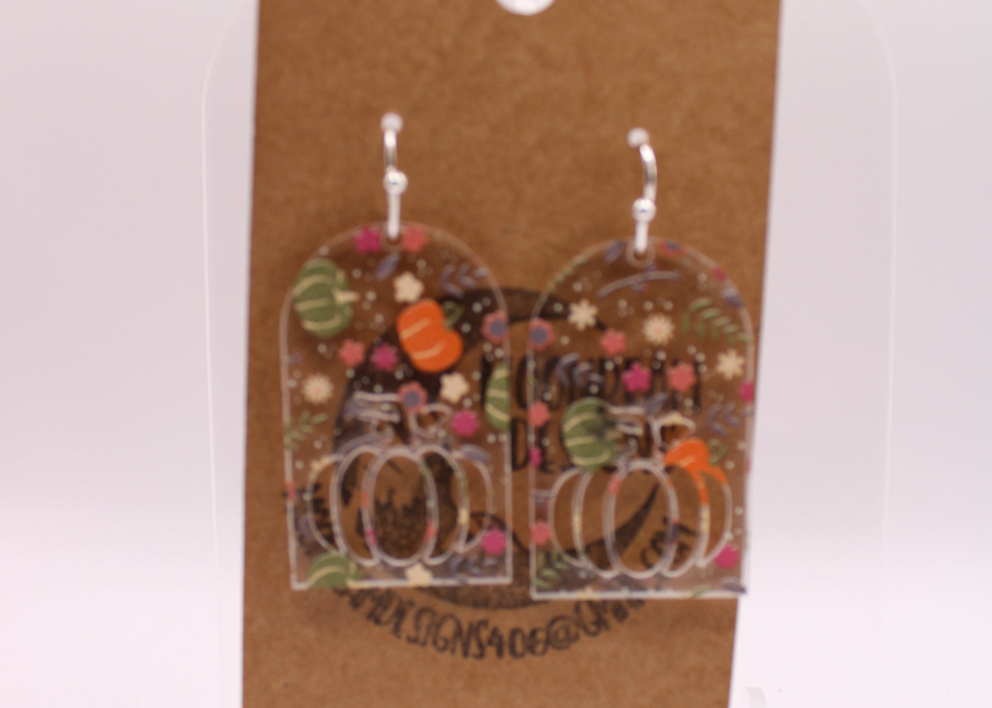 Fall Pumpkin Earrings