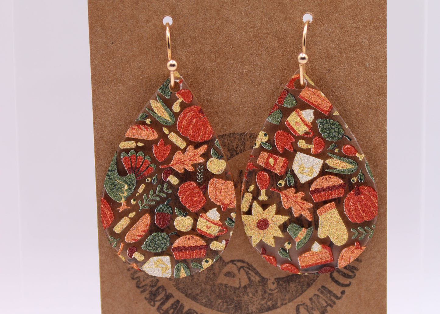 Thanksgiving (clear) Earrings