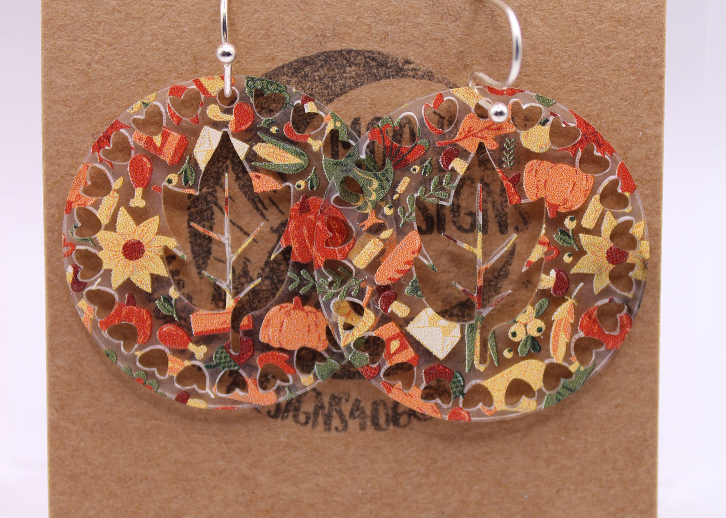 Thanksgiving (clear) Earrings