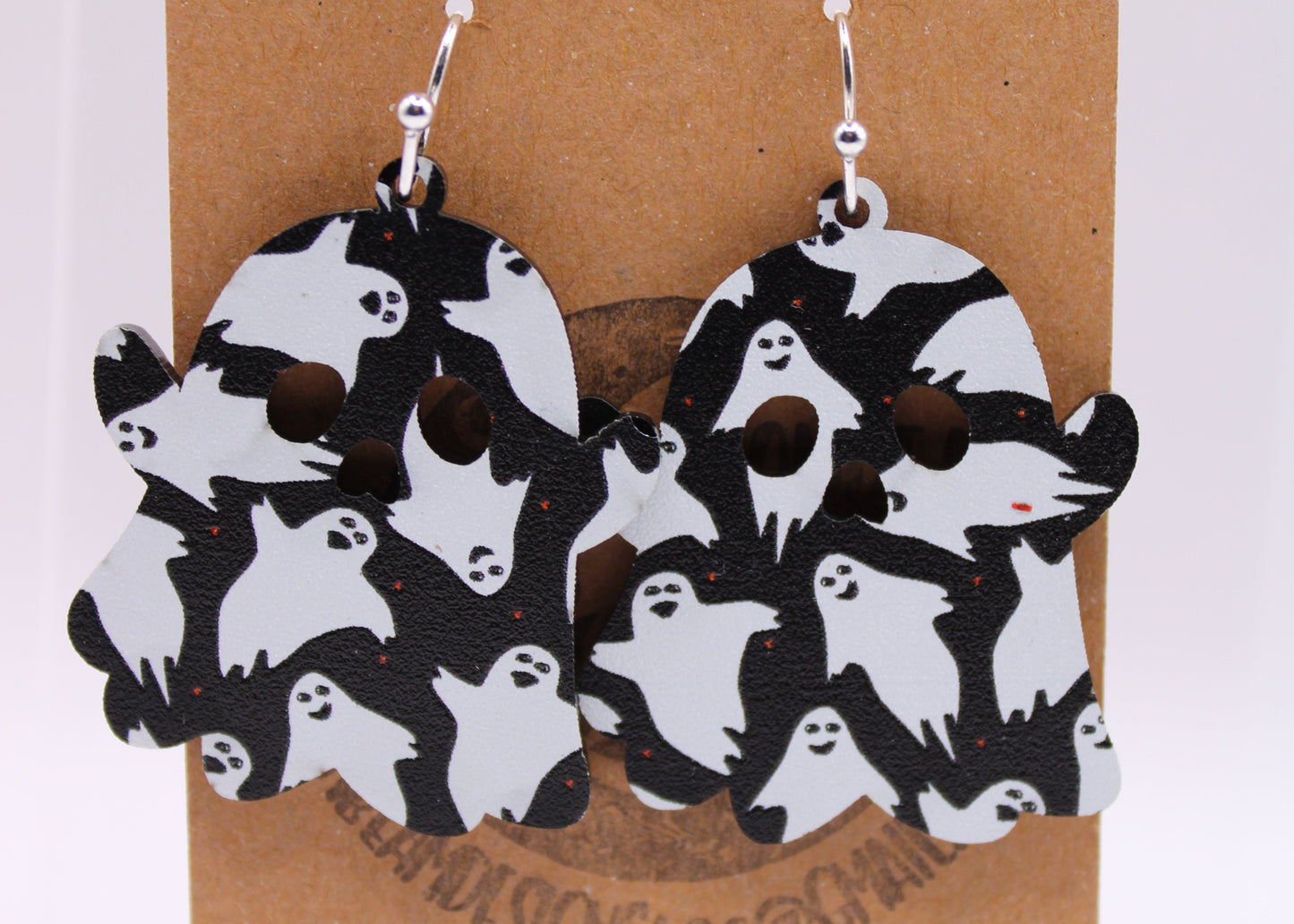 Ghost Print Earrings