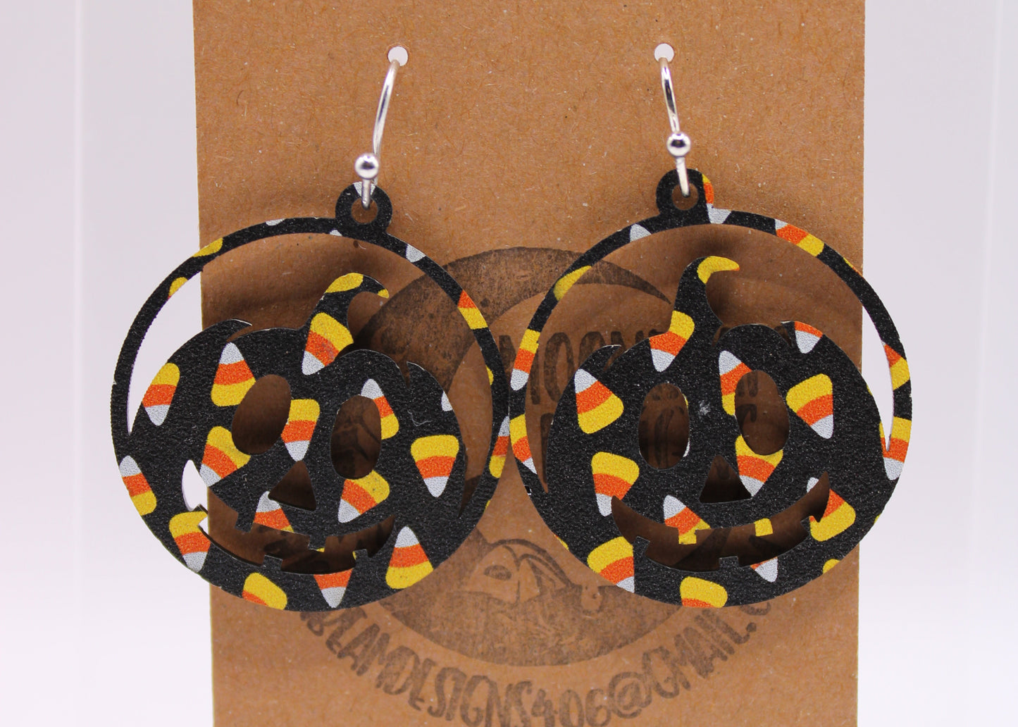 Candy Corn Earrings