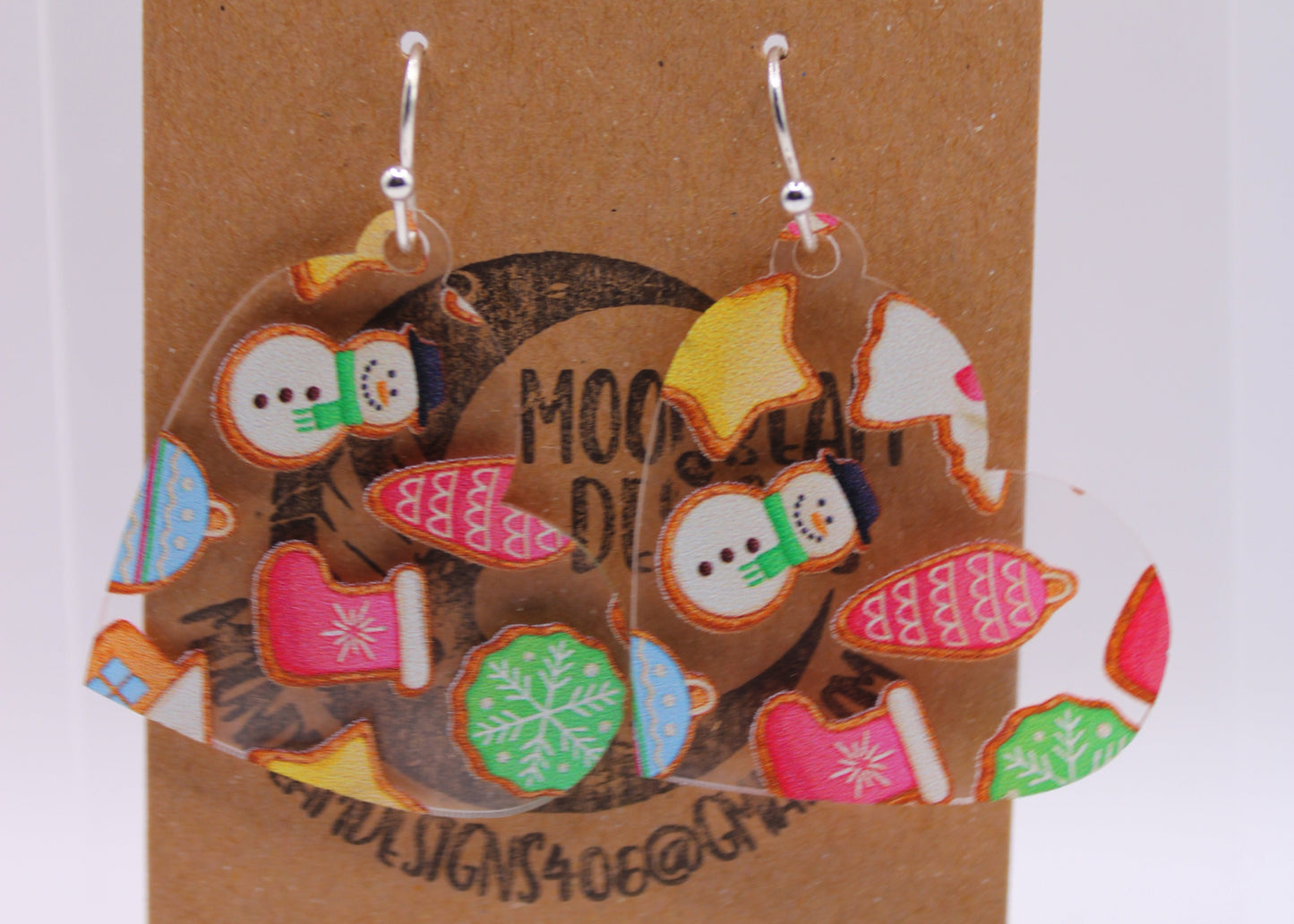 Christmas cookie Earrings