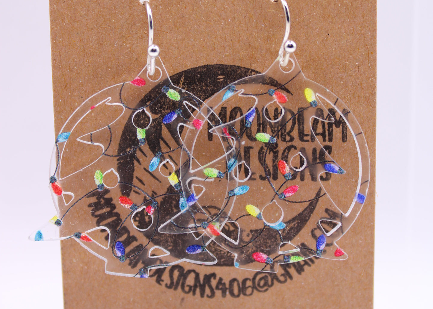 Christmas lights Earrings