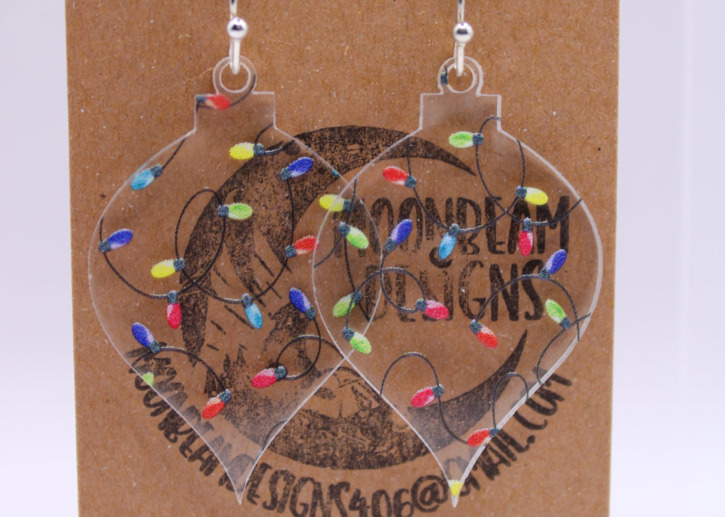 Christmas lights Earrings