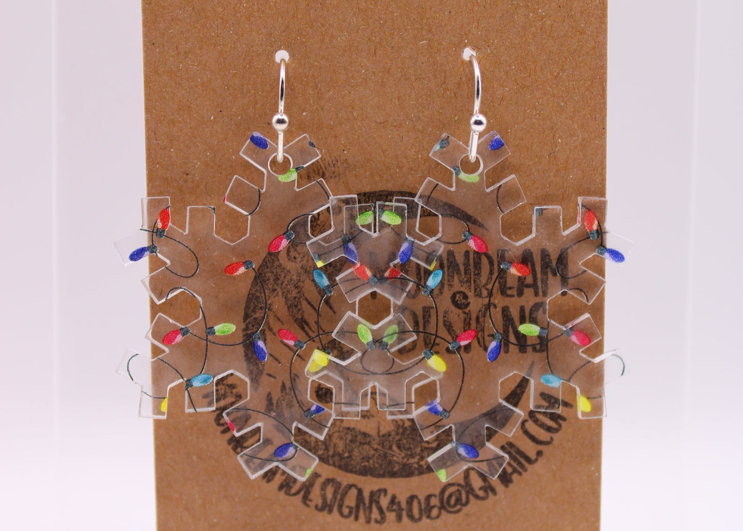 Christmas lights Earrings
