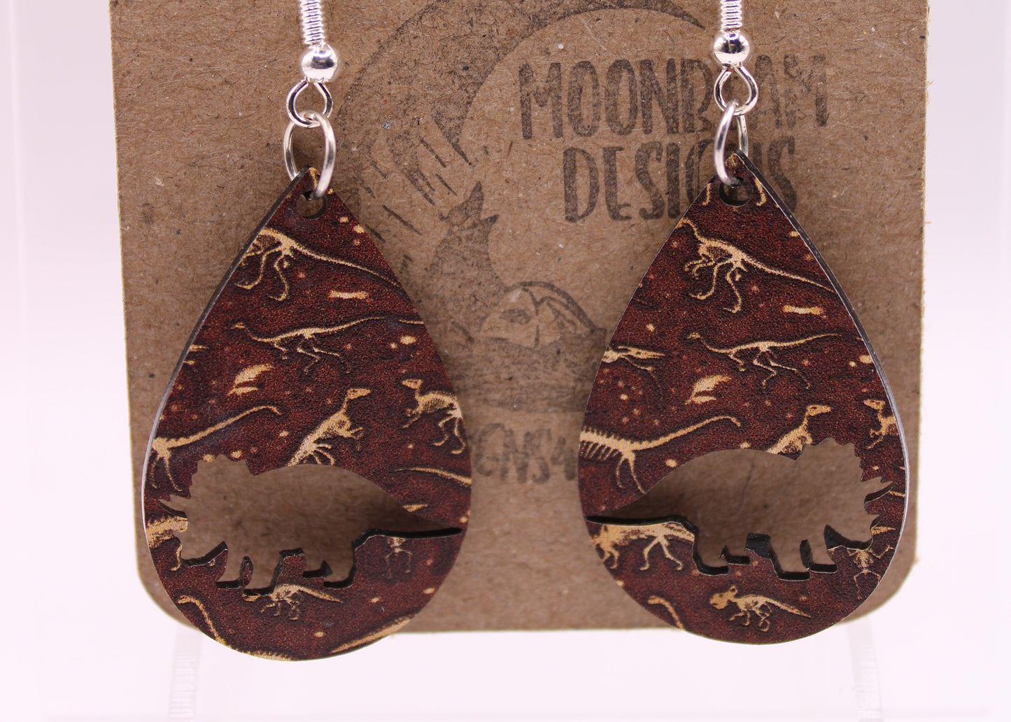 Dinosaur Bones Earrings