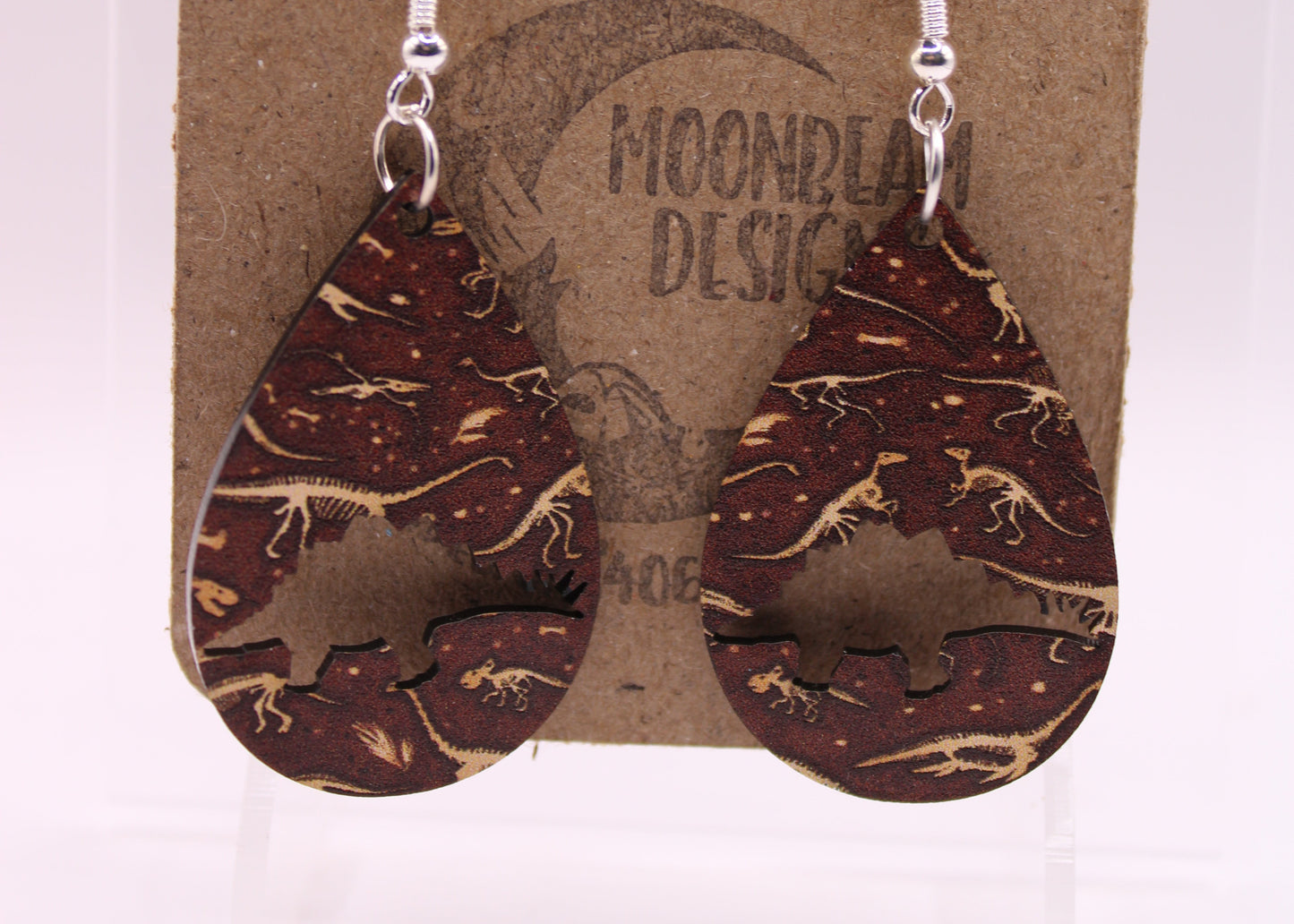 Dinosaur Bones Earrings