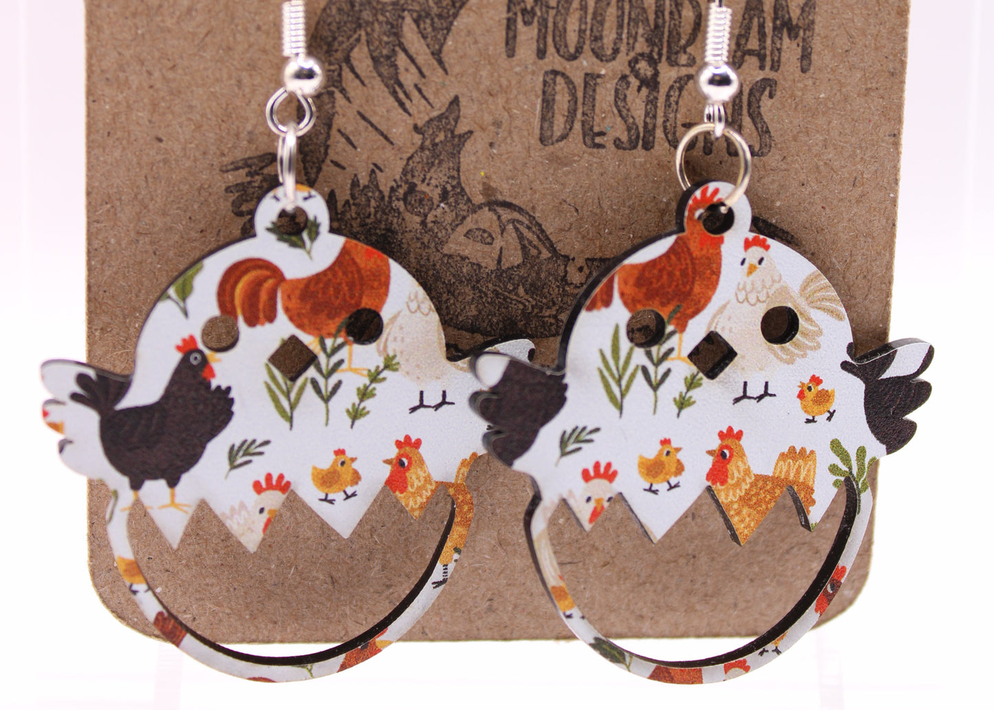 Chickens Earrings