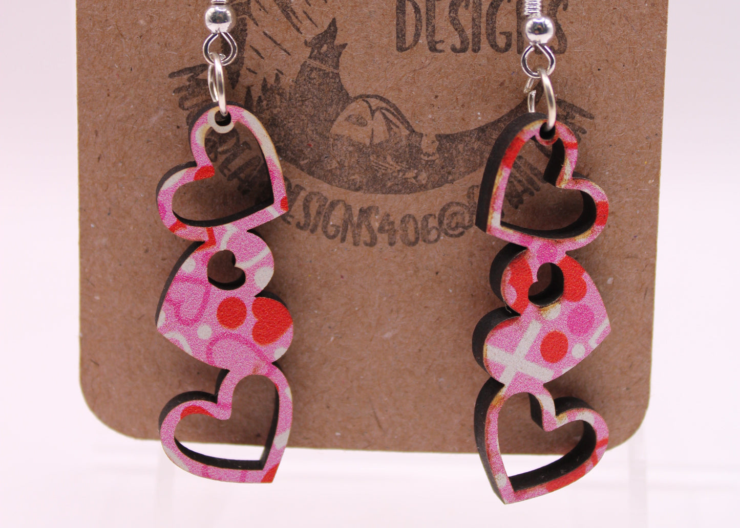 XO Hearts Earrings