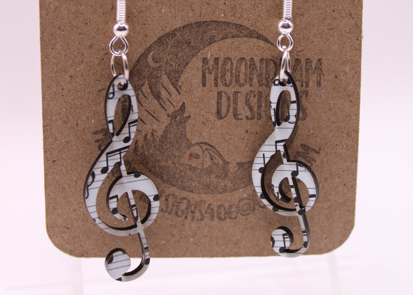 Sheet Music Earrings
