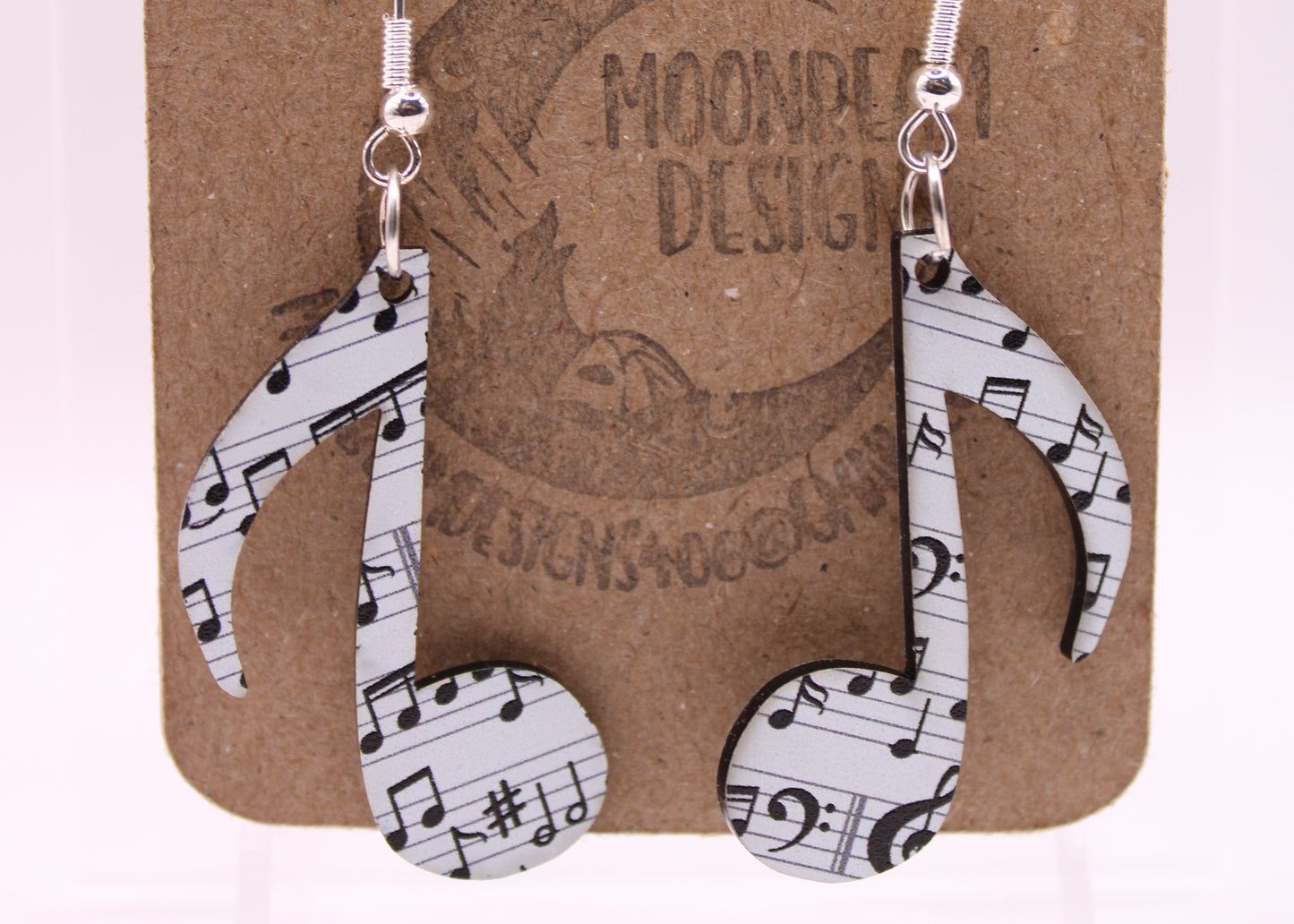 Sheet Music Earrings