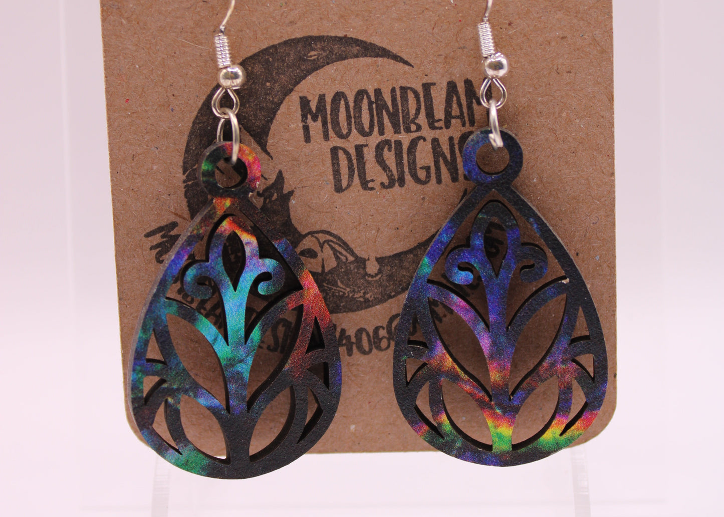 Rainbow Swirl Earrings