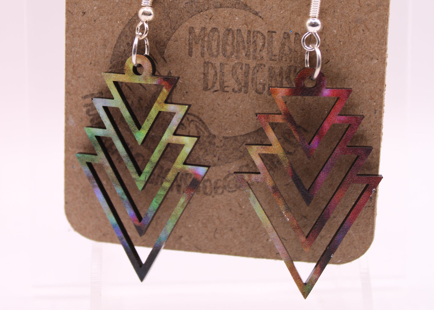 Rainbow Swirl Earrings