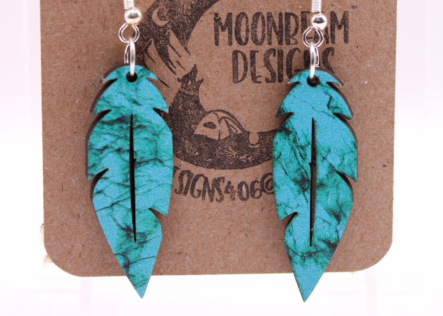 Teal Earrings