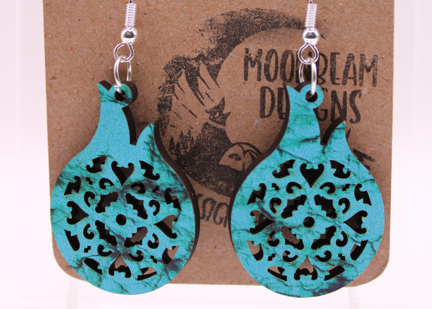 Teal Earrings